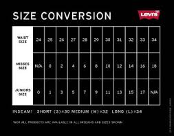Levis Size Conversion Chart Www Bedowntowndaytona Com