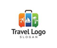 travel agency logo vector art icons