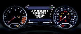 jeep renegade dashboard warning lights
