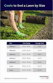 what s the average cost to install sod
