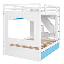 euroco full over full bunk bed with