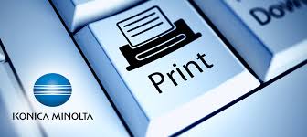 It has standard printing, copying, and scanning features, with optional faxing. Konica Minolta Color Copiers Premium Digital Office Solutions