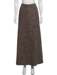 Luciano Barbera Tweed Maxi Skirt Clothing Lub21124 The