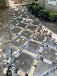how to lay a paver walkway with gr