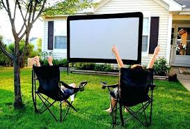 set up your own outdoor theater