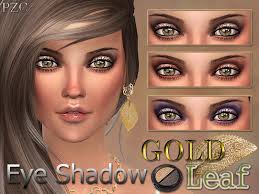 the sims resource gold leaf eye shadow