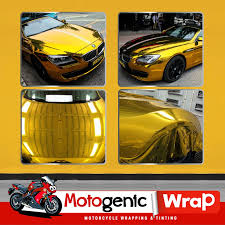 Lets get started by first selecting how much film you need: 1 52 18m Hot Selling Premium Gold Mirror Chrome With Air Bubble Free Self Adhesive Car Wrap Shopee Philippines