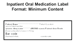 Medication Label Template