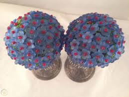1841104959 Blue Flowers Beaded Antiques