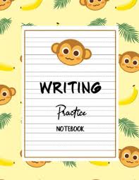 Writing Practice Notebook Handwriting Ruled Penmanship Practice Paper Notebook Letters Words With Dashed Center Line Handwriting Hooked Learn