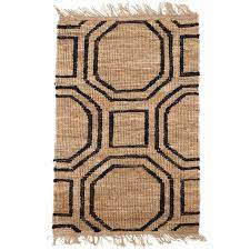 hexile hand knotted jute rug by dash