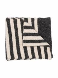 bobo choses striped knitted scarf
