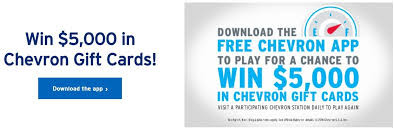 Fuel credits are valid when used at participating chevron or texaco locations in the u.s. Chevron Unbeatable Milage Instant Win Game Win Chevron Gift Card Giveawaynsweepstakes