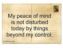 Image result for quotes on peace of mind