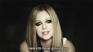 never growing up avril lavigne gif