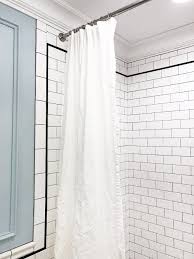 extra long shower curtain diy room