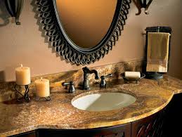 53 bathroom vanity granite stone top lavatory sink cherry finish cabinet 206bb. Choosing Bathroom Countertops Hgtv