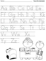 Alphabet Writing Practice Monthly Themed Alphabet Charts