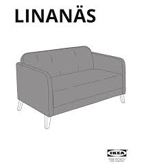Ikea LinanÄs 2 Seat Sofa Furniture