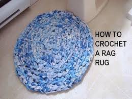 wonderful diy crochet rag rug from old