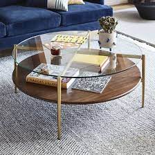 Art Display Round Coffee Table