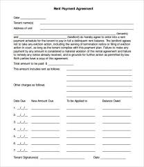 Payment Plan Agreement Form Template Payment Plan Agreement Template
