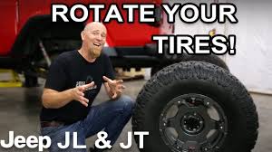 jeep jl jt how to rotate your tires