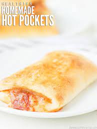 healthy homemade pizza pockets