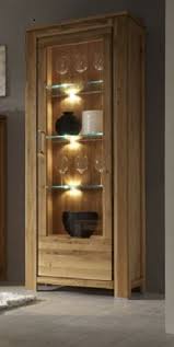 Famo One Door Display Cabinet In Solid
