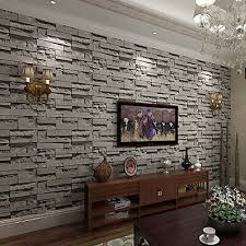 10m 3d Effect Wallpaper Stone Brick