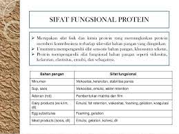 Berdasarkan beratnya, protein secara kolektif merupakan komponen utama dari berat kering sel. Protein Kimia Hasil Pertanian