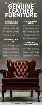care for genuine leather furniture