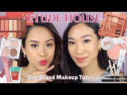 etude house one brand makeup tutorial