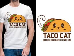 taco cat logo design graphic by