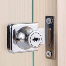 Zinc Alloy Glass Cabinet Safe Lock