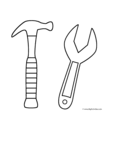 Download this premium vector about worker with saw coloring page, and discover more than 14 million professional graphic resources on freepik. Saw Coloring Page Tools