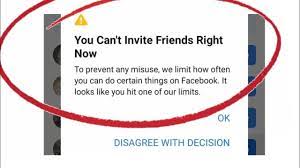 fix facebook you can t invite friends