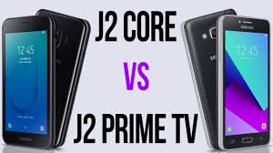 The samsung galaxy j2 is an android smartphone manufactured by samsung electronics. J2 Core Vs J2 Prime Tv Comparativo Youtube