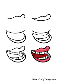 cartoon mouth drawing how to draw a