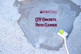 Even if you wear old clothes and try to protect yourself you are going to have little specs of latex or oil based material all over yourself by the time you are done and the job is not. Diy Concrete Patio Cleaner Based On Science Chemistry Cachet