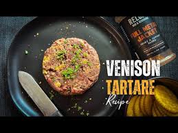 venison tartare recipe raw deer meat