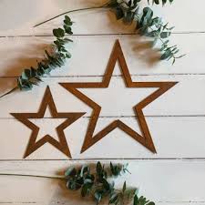 Metal Star Hanging Garden Star