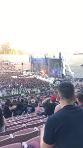Rose Bowl Section 18 H Row 66 Seat 104 Metallica Tour