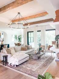 to decorate living rooms with high ceilings