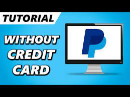 make paypal account without credit card