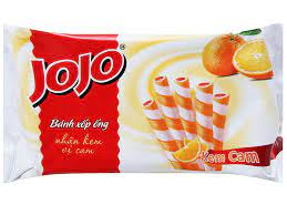 Bánh xốp ống vị kem cam Jojo 125g giá tốt tại Bách hoá XANH