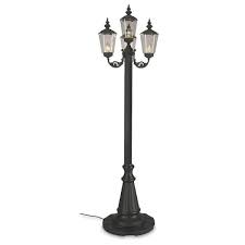 Black Cambridge Park Lantern Patio Lamp