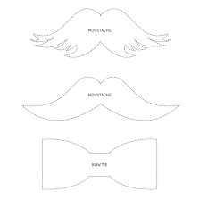 Tie And Moustache Party Printable Moustache Todays Parent