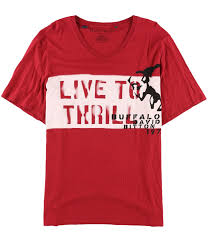 Buffalo David Bitton Mens Live To Thrill Graphic T Shirt Red 2xl Men Women Unisex Fashion Tshirt Awesome T Shirts Online A T Shirts From
