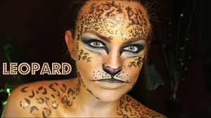 leopard print halloween makeup